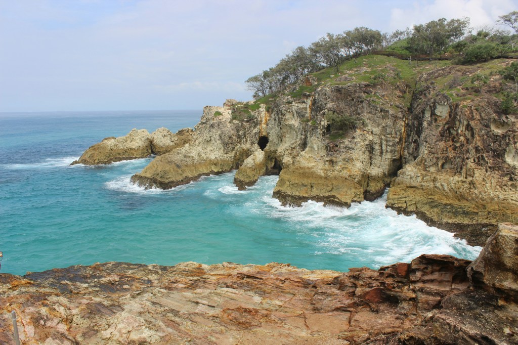 Scenic walking trails and coastal cliffs on North Stradbroke Island