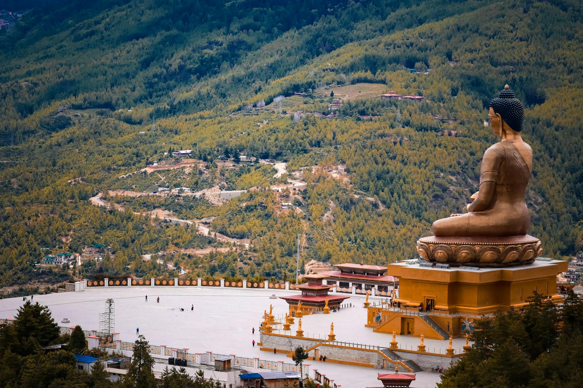 Buddha Dordenma statue overlooking Thimphu valley, Bhutan