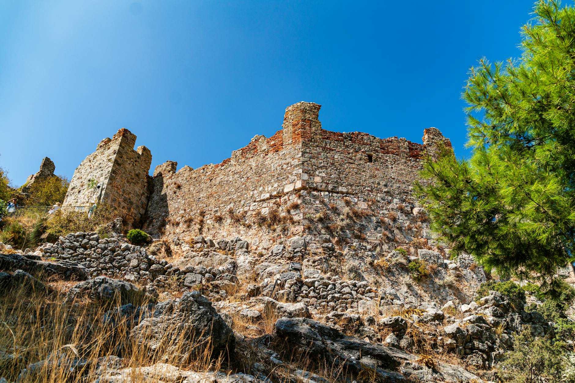 Scenic view from Cabo de Rama Fort overlooking the Arabian Sea in South Goa