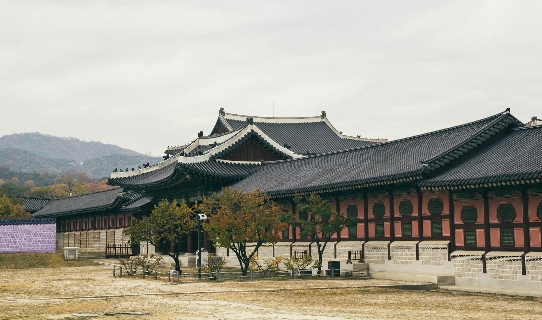 Gyeongbokgung Palace in Seoul with traditional architecture
