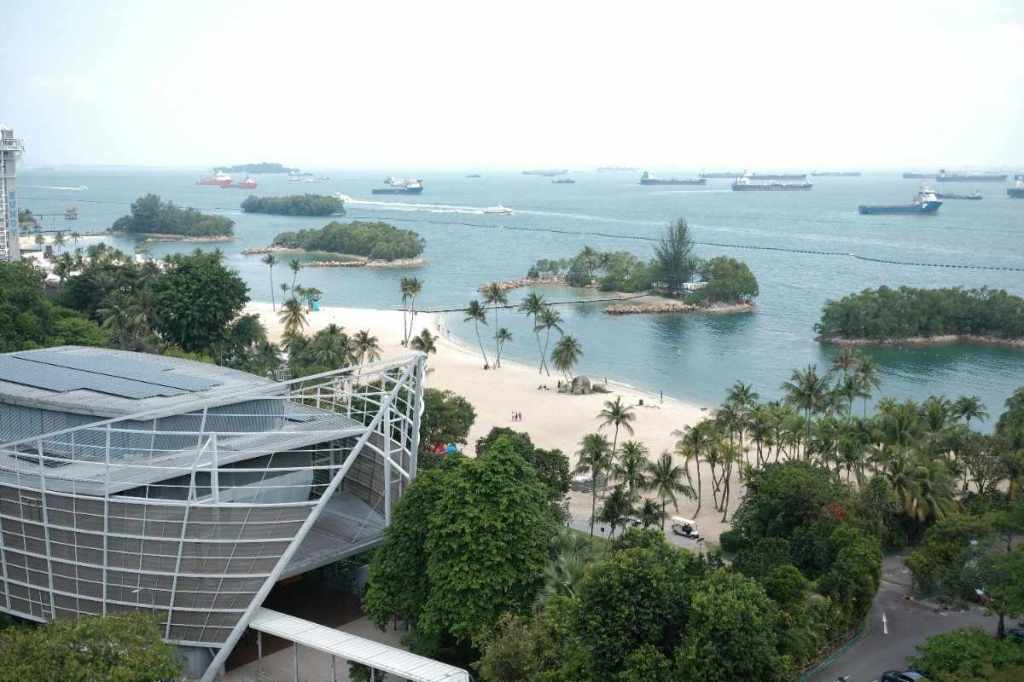 Beautiful day at Sentosa Island Singapore – beaches, Skywalk, and ocean views